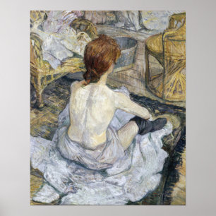 Toulouse-Lautrec - Rousse / Toilet Poster