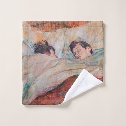 Toulouse-Lautrec - The Bed Bad Handdoek (Wasdoekje)
