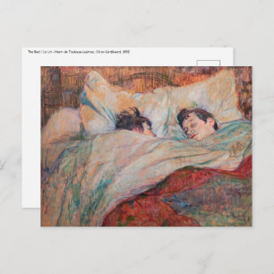 Toulouse-Lautrec - The Bed Briefkaart