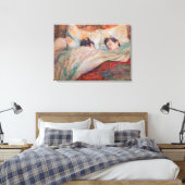 Toulouse-Lautrec - The Bed Canvas Afdruk (Insitu (Slaapkamer))