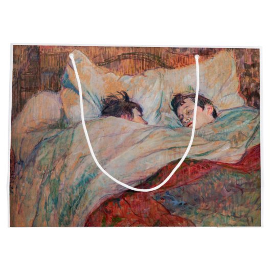 Toulouse-Lautrec - The Bed Groot Cadeauzakje (Achterkant)