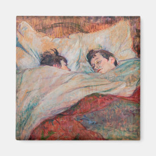 Toulouse-Lautrec - The Bed Magneet