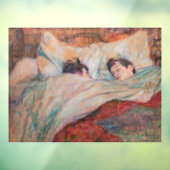 Toulouse-Lautrec - The Bed Raamsticker (Vel 3)