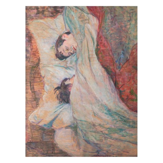 Toulouse-Lautrec - The Bed Tafelkleed (Voorkant)