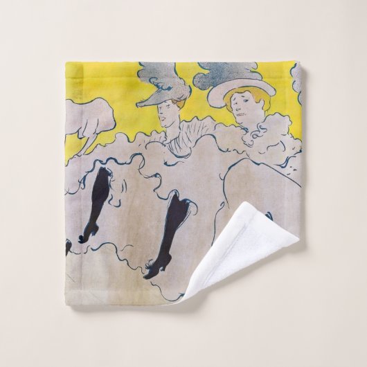 Toulouse-Lautrec - Troupe de Mlle Eglantine Bad Handdoek (Wasdoekje)