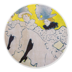 Toulouse-Lautrec - Troupe de Mlle Eglantine Keramische Knop