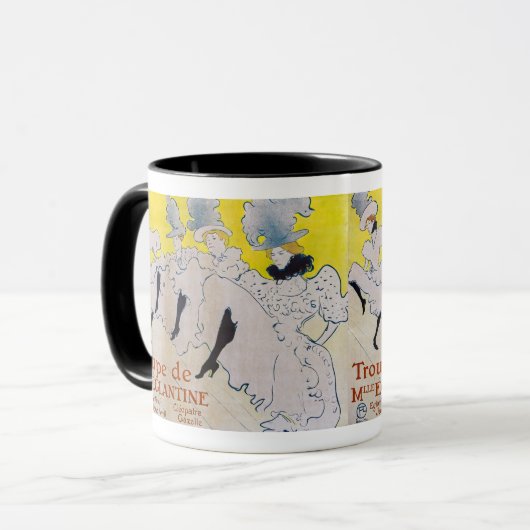 Toulouse-Lautrec - Troupe de Mlle Eglantine Mok (Voorkant links)