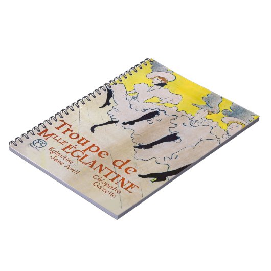 Toulouse-Lautrec - Troupe de Mlle Eglantine Notitieboek (Linkerzijde)