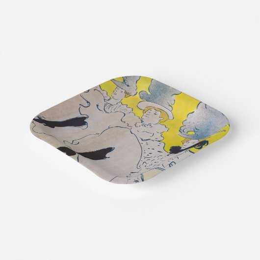 Toulouse-Lautrec - Troupe de Mlle Eglantine Papieren Bordje (Gebogen)