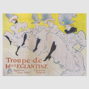 Toulouse-Lautrec - Troupe de Mlle Eglantine Tissuepapier