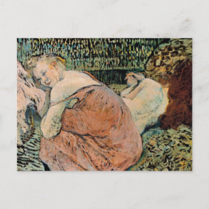 Toulouse-Lautrec: Twee vrienden Briefkaart