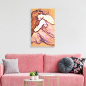 Toulouse-Lautrec - Vrouw kammen haar Canvas Afdruk (Insitu (Woonkamer))
