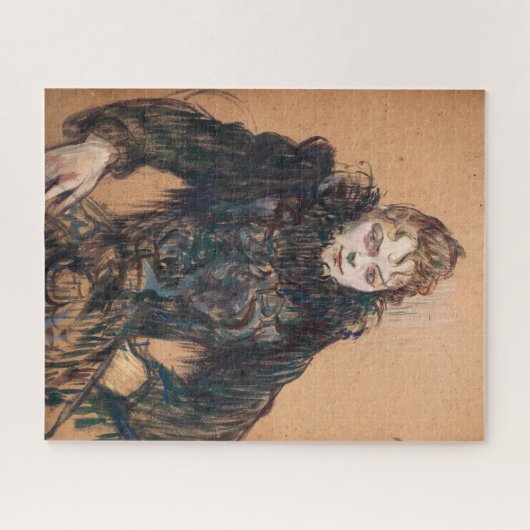 Toulouse-Lautrec - Vrouw met zwarte boa Legpuzzel (Horizontaal)