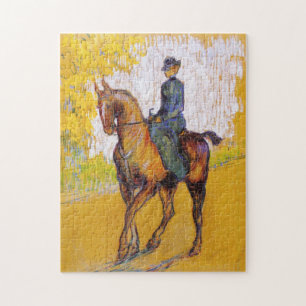 Toulouse-Lautrec Woman op Horse Puzzle Legpuzzel