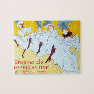 Toulouse Lautrec Yellow Dancing Girl Poster Legpuzzel