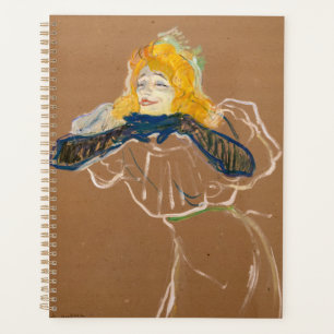 Toulouse-Lautrec - Yvette Guilbert chantant