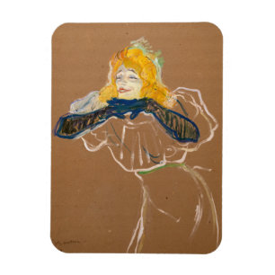 Toulouse-Lautrec - Yvette Guilbert Singing Magneet