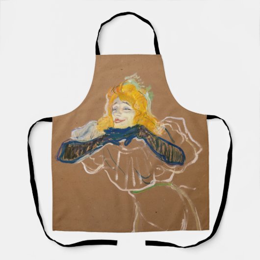 Toulouse-Lautrec - Yvette Guilbert Singing Schort (Voorkant)