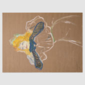 Toulouse-Lautrec - Yvette Guilbert Singing Tissuepapier (Voorkant)