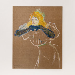 Toulouse-Lautrec - Yvette Guilbert zingend Legpuzzel