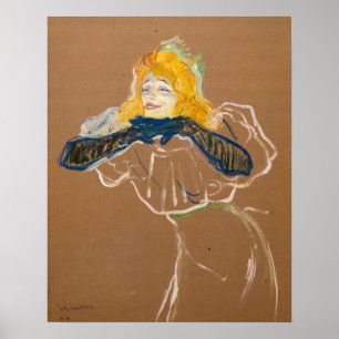 Toulouse-Lautrec - Yvette Guilbert Zingt Poster