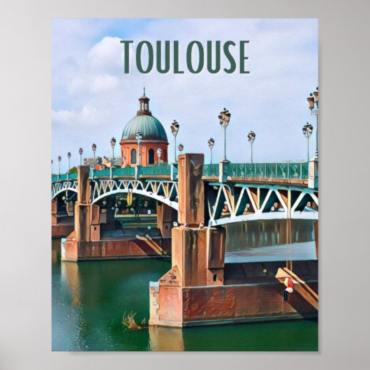 Toulouse Photo Vintage Poster (Voorkant)
