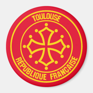 Toulouse Round Emblem Magneet
