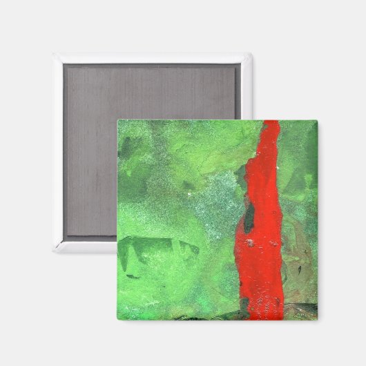 "Tour #1" Magnet d'art Abstrait (Recto/Verso)