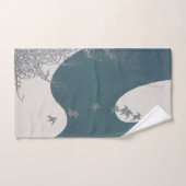 TOUR À MAIN : IMPRIMER EN BOIS JAPONAIS (Serviette à main)