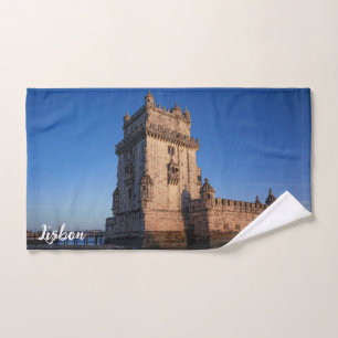 Tour Belem au coucher du soleil à Lisbonne, Portug