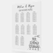 Tour Champagne Mariage 10 tables (Angle)