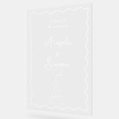 Tour Champagne Mariage en acrylique Vavy Affiche d (Angle)