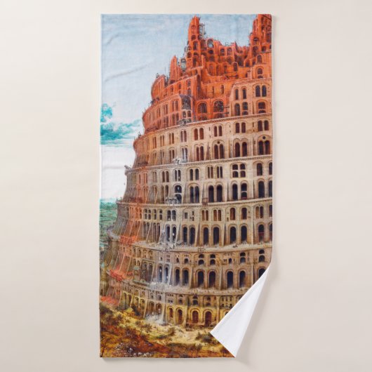 Tour de Babel, Pieter Bruegel l'Ancien (Serviette de bain)