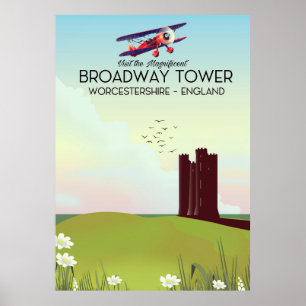 Tour de Broadway Worcestershire poster Voyage