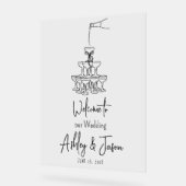 Tour de Champagne Accueil clair acrylique (Angle)