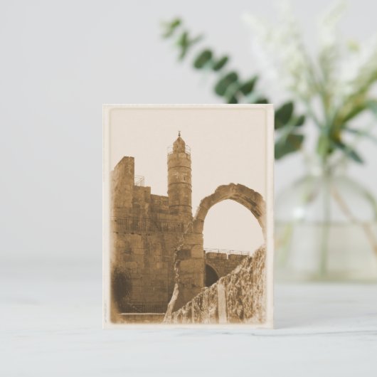 Tour de David - Carte postale Jérusalem (Debout devant)