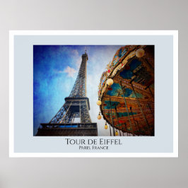 Tour de Eiffel Parijs Poster