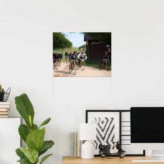 Tour de France 1903 eerste race kleur Redux Poster