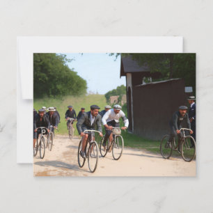 Tour de France 1903 Eerste Wedstrijd Kleur Redux Briefkaart