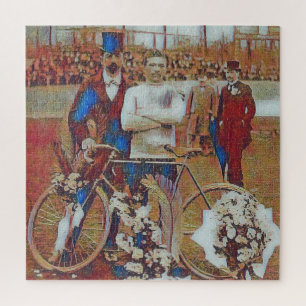 Tour De France 1903 Winnaar Maurice Garin Retro Ku Legpuzzel