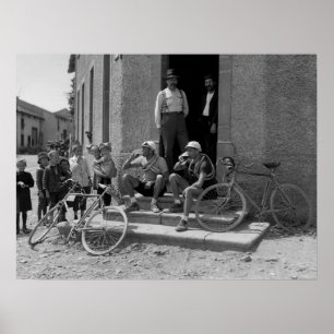 Tour de France 1921 na de etappe Beer Time Colo Poster