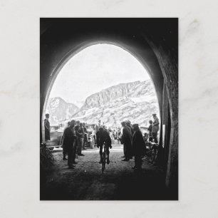 Tour de France 1928 Etappe 14 Tunnel de Galibier Briefkaart