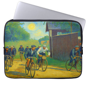 Tour de France Eerste Wedstrijd 1903 van Gogh Redu Laptop Sleeve