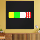 Tour de France Jerseys 2 toile noire Imprimer (Insitu(Salon))