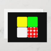 Tour de France Jerseys 3 Black Briefkaart (Voorkant / Achterkant)