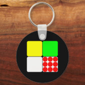 Tour de France Jerseys 3 Black Sleutelhanger (Voorkant)