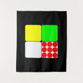 Tour de France Jerseys 3 Black Wandkleed (Voorkant)