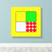 Tour de France Jerseys 3 Yellow Canvas Afdruk (Insitu (Houten vloer))