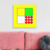 Tour de France Jerseys 3 Yellow Canvas Afdruk (Insitu (Woonkamer))