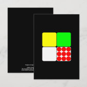 Tour de France Truien 3 Zwart Informatiekaartje (Voorkant / Achterkant)